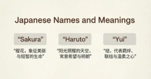 Japanese Names and Meanings