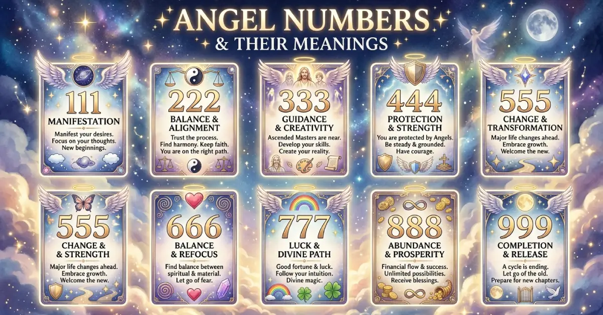 angel numbers and their meanings