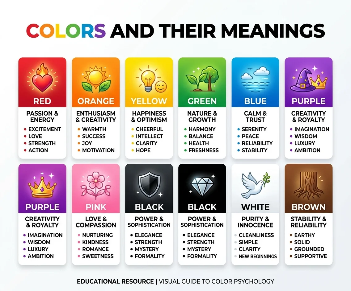 colors and their meanings
