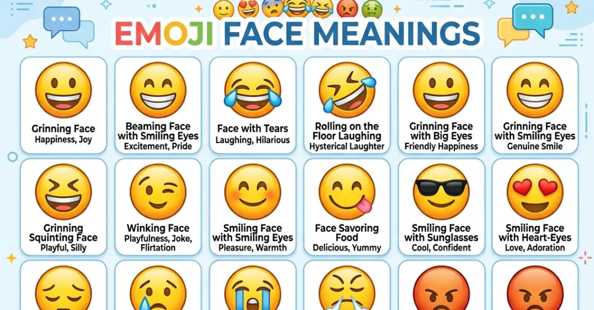 emoji face meanings